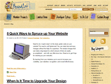 Tablet Screenshot of blog.boxedart.com
